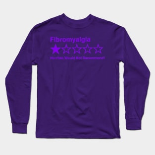 5 Star Review (Fibromyalgia) Long Sleeve T-Shirt